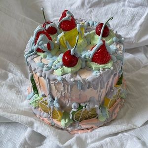 Vintage style fake cake